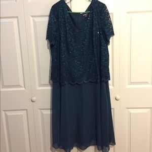 Teal Woman’s Dress